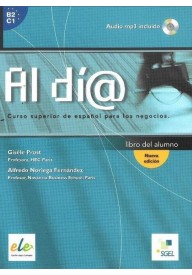 Al dia superior alumno Nueva edicion + CD mp3 - Al dia intermedio ćwiczenia + CD audio - Nowela - Do nauki języka hiszpańskiego - 
