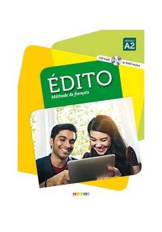 Edito A2 podręcznik+CD/MP3+DVD - Do nauki języka francuskiego