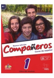 Companeros 1 podręcznik + licencia digital - nueva edicion - Companeros - Podręcznik do nauki języka hiszpańskiego - Nowela - - Do nauki języka hiszpańskiego