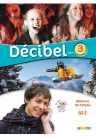 Decibel 3 podręcznik + CD MP3 + DVD - Decibel 3 ćwiczenia. Język francuski. Młodzież. - Nowela - Do nauki języka francuskiego - 