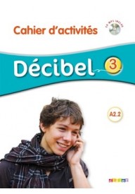 Decibel 3 ćwiczenia + CD MP3 - Decibel 2 ćwiczenia Język francuski.Młodzież. - Nowela - Do nauki języka francuskiego - 