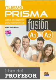 Nuevo Prisma fusion A1+A2 przewodnik metodyczny - Podręczniki do nauki języka hiszpańskiego dla młodzieży i dorosłych - Nowela - - Do nauki języka hiszpańskiego