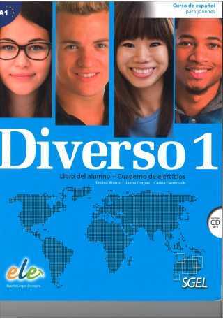 Diverso 1 podręcznik i ćwiczenia + CD audio - Do nauki języka hiszpańskiego
