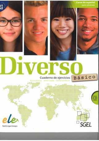 Diverso basico A1+A2 ćwiczenia + płyta CD audio - Do nauki języka hiszpańskiego