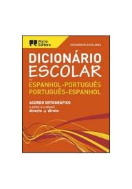 Dicionario Escolar espanhol-portugues portugues-espanhol - Dicionario Ilustrado Lingua Portuguesa - Nowela - - 
