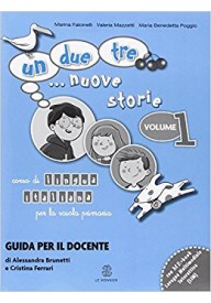 Un due tre nuove storie 1 przewodnik metodyczny + CD ROM - In bocca al lupo ragazzi 1 podręcznik - Nowela - Do nauki języka włoskiego - 