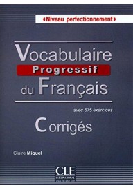 Vocabulaire progressif francais perfectionnamente klucz - Vocabulaire progressif francais perfectionnement C1/C2 książka + CD - Nowela - - 