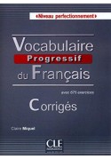 Vocabulaire progressif francais perfectionnamente klucz