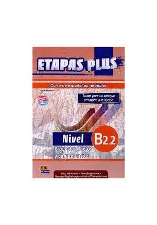 Etapas plus B2.2 podręcznik + CD audio - Do nauki języka hiszpańskiego