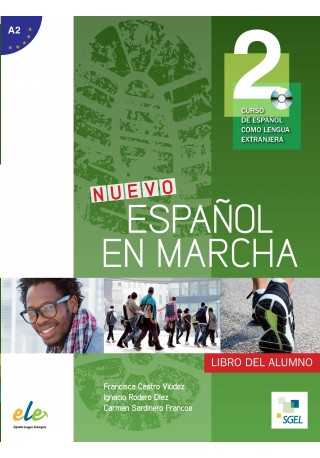 Nuevo Espanol en marcha 2 podręcznik + CD audio - Do nauki języka hiszpańskiego