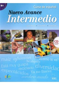 Nuevo Avance intermedio B1 podręcznik + CD audio - Nuevo Avance 5 ćwiczenia + CD audio - Nowela - Do nauki języka hiszpańskiego - 