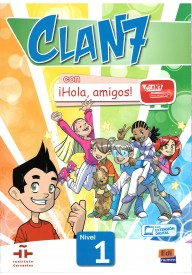 Clan 7 con Hola amigos 1 - podręcznik do hiszpańskiego dla dzieci - Clan 7 con Hola amigos 4 podręcznik + zawartość online - Nowela - Do nauki hiszpańskiego dla dzieci. - 