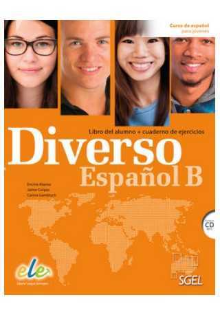 Diverso Espanol B podręcznik + ćwiczenia + CD MP3 - Do nauki języka hiszpańskiego