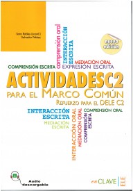 Actividades para el MCER C2 książka + audio - A debate książka + CD audio - Nowela - Do nauki języka hiszpańskiego - 