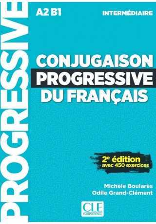 Conjugaison progressive du francais 2ed intermediate książka + CD audio A2-B1 Conjugaison progressive du francais 2ed intermediate książka + CD audio A2-B1