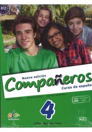 Companeros 4 podręcznik + licencia digital - nueva edicion - Do nauki języka hiszpańskiego