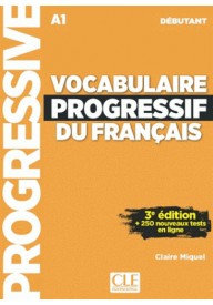 Vocabulaire progressif du Francais niveau debutant A1 + CD 3ed - Vocabulaire progressif francais perfectionnement książka+CD - Nowela - - 