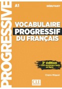 Vocabulaire progressif du Francais niveau debutant A1 + CD 3ed