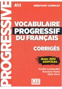 Vocabulaire progressif du Francais niveau debutant complet A1.1 klucz