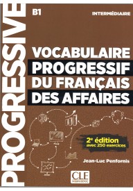 Vocabulaire progressif des affaires intermediaire B1 książka + CD audio - Vocabulaire progressif du Francais niveau debutant complet A1.1 książka - Nowela - - 