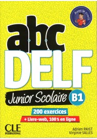 ABC DELF B1 junior scolaire książka + DVD + zawartość online 2ed - Podręczniki z egzaminami z języka francuskiego - Księgarnia internetowa - Nowela - - 