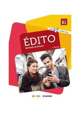 Edito B1 2ed podręcznik + płyta DVD (2018 r.) - Do nauki języka francuskiego