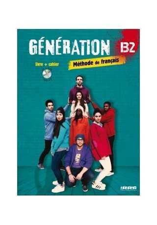 Generation B2 podręcznik + ćwiczenia + CD mp3 + DVD - Do nauki języka francuskiego
