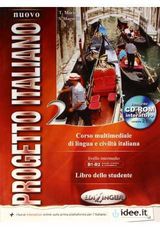 Nuovo Progetto italiano 2 podręcznik + DVD - Do nauki języka włoskiego
