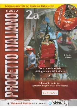 Nuovo Progetto italiano 2A podręcznik + ćwiczenia + DVD Edizione aggiornata - Do nauki języka włoskiego