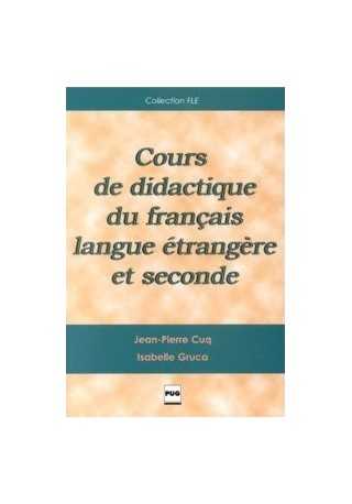 Cours de didactique du francais langue etrangere et seconde 