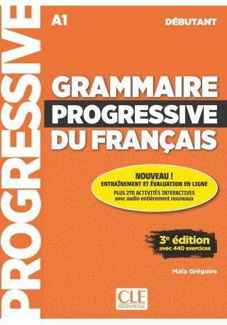 Grammaire progressive du Francais niveau debutant A1 + CD audio 3ed 