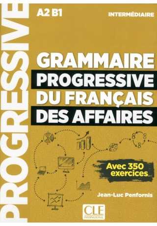 Grammaire progressive du francais des affaires intermediaire książka + CD A2/B1 
