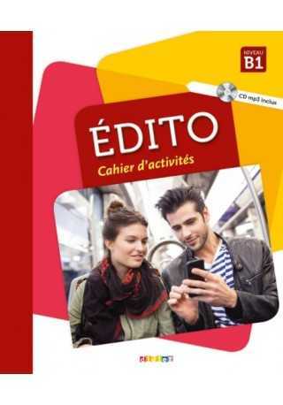 Edito B1 2ed ćwiczenia + CD MP3 (wyd. 2018) - Do nauki języka francuskiego