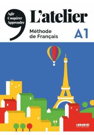 Atelier A1 podręcznik + DVD-ROM - Podręcznik do francuskiego. Młodzież i Dorośli - Do nauki języka francuskiego