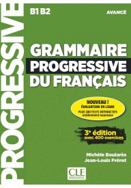 Grammaire progressive du Francais avance B1/B2 książka + CD audio 3ed - Gramatyka języka francuskiego. Maurice Grevisse. Poziom od A do B2. - - 