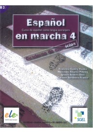 Espanol en marcha 4 ćwiczenia - Espanol en marcha 4 ejericios + CD audio - Nowela - Do nauki języka hiszpańskiego - 