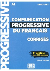 Communication progressive debutant A1 klucz - Communication progressive avance 3ed książka + CD MP3 - Nowela - - 