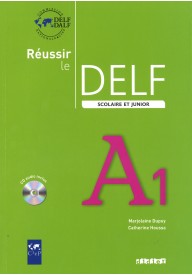 Reussir le DELF A1 scolaire et junior - Reussir le DELF A1 livre + CD audio nowe wydanie A1Didier - - 