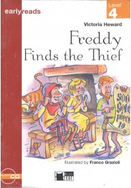 Freddy finds the thief bk + CD gratis /level 4/ - The treasure thieves - Comics to learn languages, komiks do nauki języka - - 