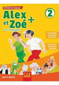 Alex et Zoe plus 2 + CD MP3 Podręcznik do nauki języka francuskiego dla szkoły podstawowej - Alex et Zoe 1 Apprendre a lire et ecrire Fichier et guide - Nowela - Do nauki języka francuskiego - 