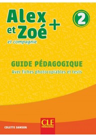 Alex et Zoe plus 2 przewodnik metodyczny - Alex et Zoe 1 Apprendre a lire et ecrire Fichier et guide - Nowela - Do nauki języka francuskiego - 