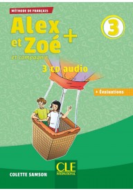 Alex et Zoe plus 3 CD audio /3/ - Alex et Zoe 1 Apprendre a lire et ecrire Fichier et guide - Nowela - Do nauki języka francuskiego - 