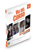 Via del Corso A1 podręcznik + ćwiczenia + 2 CD audio + DVD video wydanie dla nauczyciela
