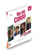 Via del Corso A2 podręcznik + ćwiczenia + 2 CD audio + DVD video wydanie dla nauczyciela