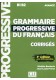 Grammaire progressive du Francais avance corriges B1 B2 3 edycja