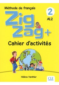 Zig Zag 2 plus A1.2 zeszyt ćwiczeń - Seria Zig Zag plus - Nowela - - Do nauki francuskiego dla dzieci.