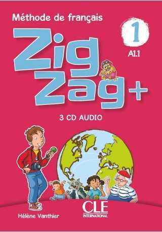 Zig Zag 1 plus A1.1 CD audio - Do nauki francuskiego dla dzieci.