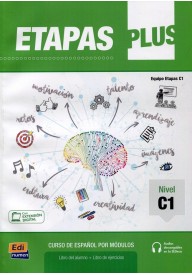 Etapas plus C1 podręcznik + ćwiczenia - Etapas Plus A1.2 przewodnik metodyczny - Nowela - Do nauki języka hiszpańskiego - 