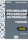 Vocabulaire progressif francais perfectionnamente C1/C2 klucz