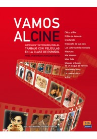 Vamos al cine książka poziom B1-C2 - Kultura i sztuka - książki po hiszpańsku - Księgarnia internetowa - Nowela - - 